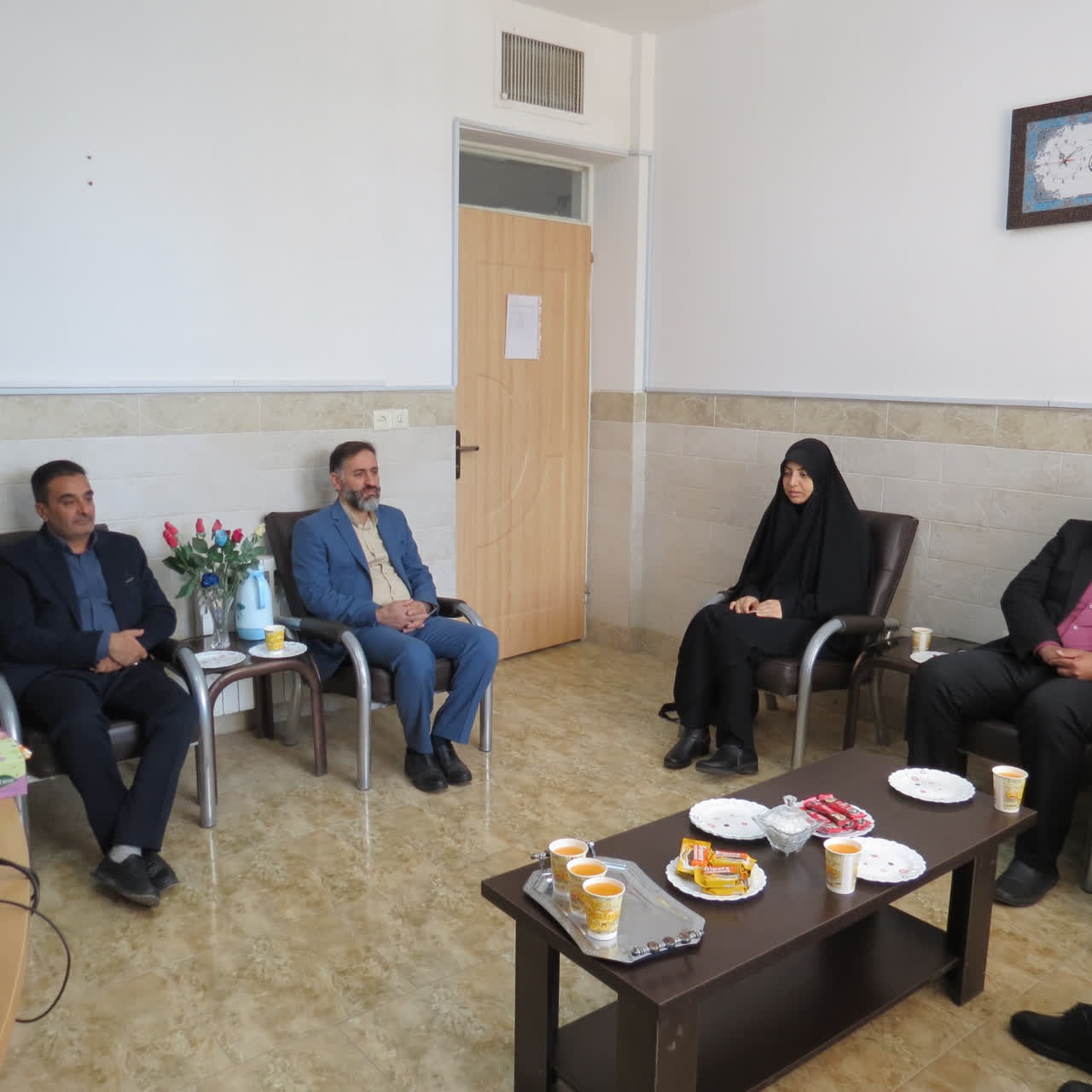 دیدار فرماندهی ناحیه مقاومت بسیج سپاه با رئیس دانشکده پرستاری آباده