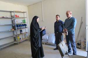 بازدید کارشناس اداره HSE دانشگاه علوم پزشکی شیراز از دانشکده پرستاری آباده