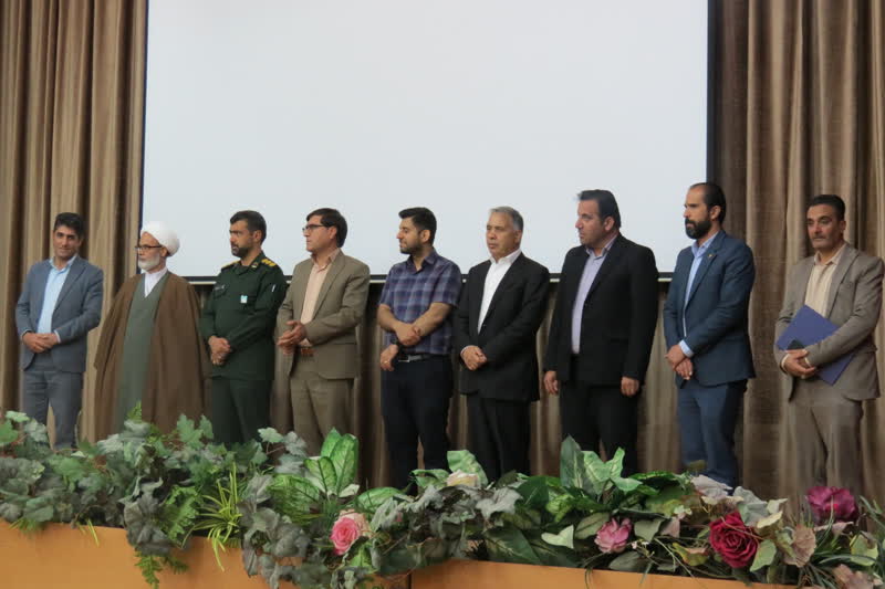 آیین تکریم و معارفه رئیس دانشکده پرستاری حضرت زهرا(س) آباده